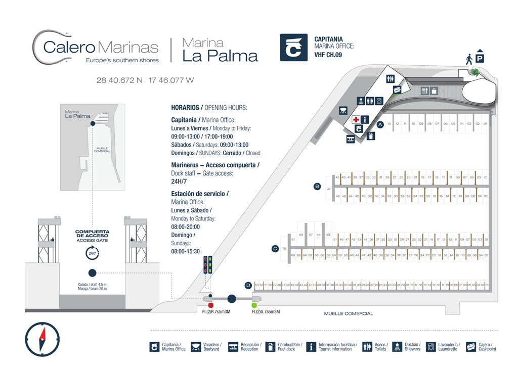 Marina La Palma - marina plan 