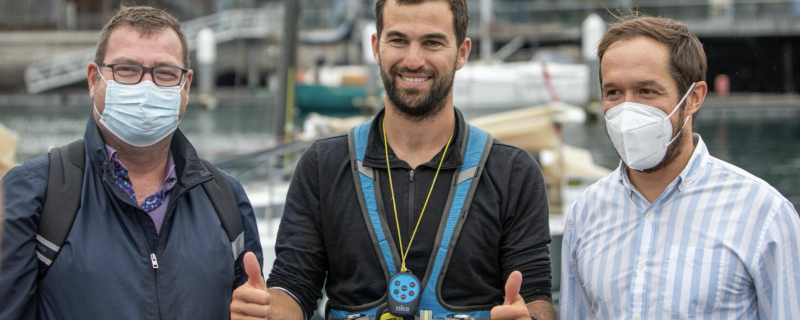 Tanguy Bouroullec se proclama ganador de la primera etapa de la Mini Transat EuroChef tras más de siete días de travesía