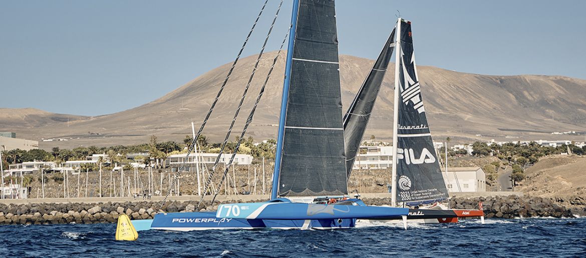 SPECTACULAR START FOR THE RORC TRANSATLANTIC RACE 2022 IN LANZAROTE