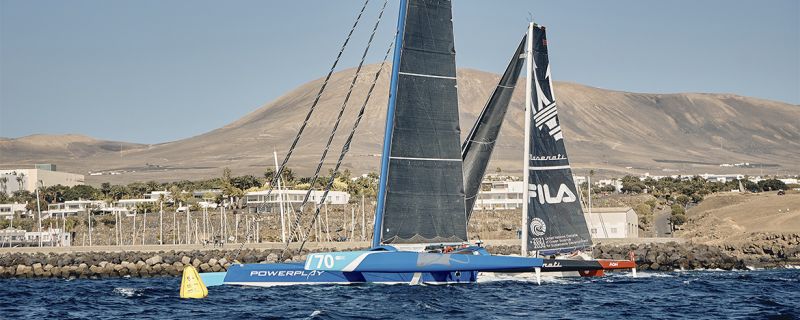 ESPECTACULAR SALIDA DE LA RORC TRANSATLANTIC RACE 2022 EN LANZAROTE