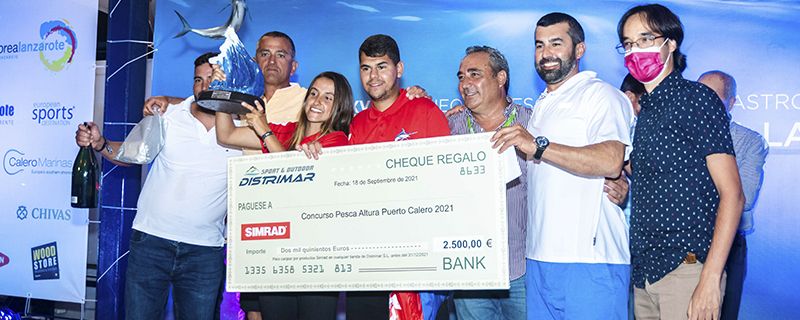 LA EMBARCACIÓN LYDYA DOS GANA EL XXVIII TORNEO DE PESCA PUERTO CALERO SABOREA LANZAROTE