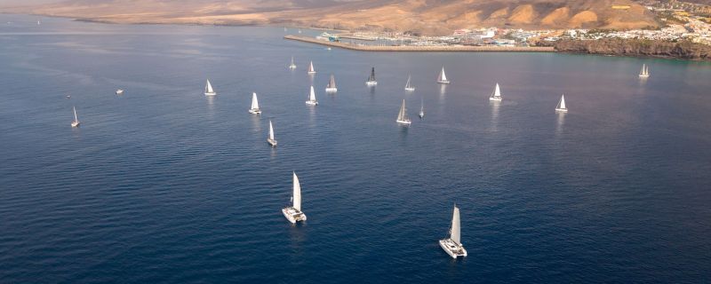 Marina Jandía da la salida a la 8.ª edición del Rallye des Îles du Soleil con 20 embarcaciones rumbo al Atlántico