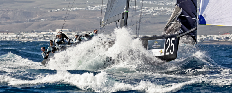 MUCHAS ALTERNATIVAS EN LA SEGUNDA JORNADA DE LA RC44 CALERO MARINAS CUP 2018